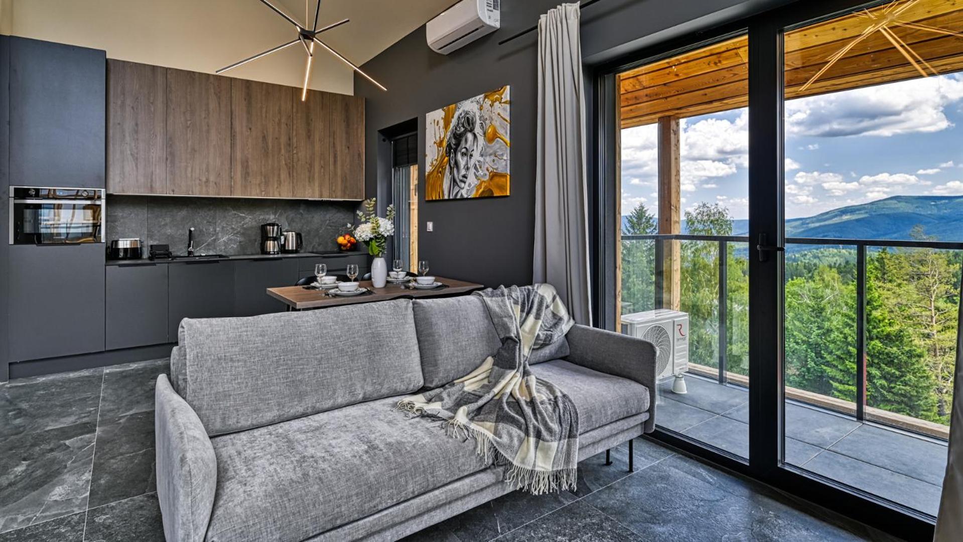 Orlik Vip - Dwupoziomowy Sniezka Skyline Z Prywatna Sauna Apartmán