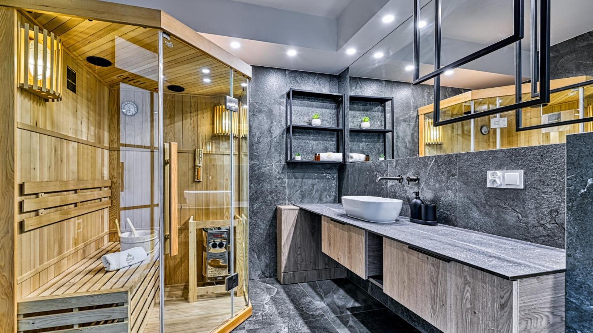 Apartmán Orlik Vip - Dwupoziomowy Sniezka Skyline Z Prywatna Sauna Karpacz