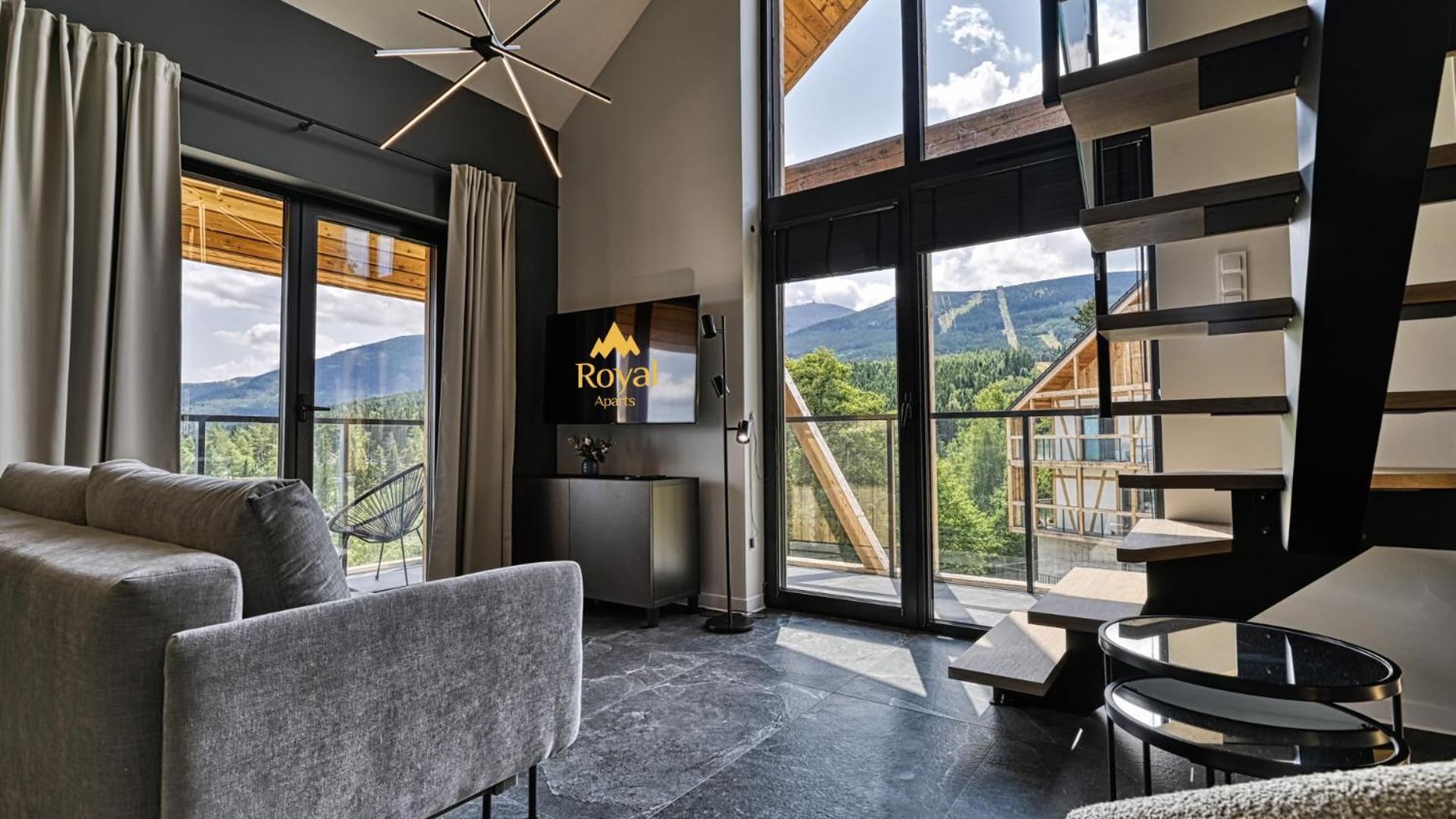 Apartmán Orlik Vip - Dwupoziomowy Sniezka Skyline Z Prywatna Sauna *